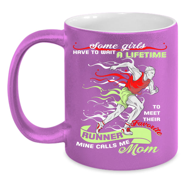 Favorite Runner Coffee Mug, Mine Calls Me Mom Coffee Cup