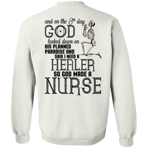 A black t-shirt with the shopify logo