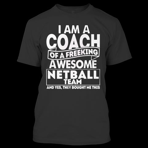 A black t-shirt with the shopify logo