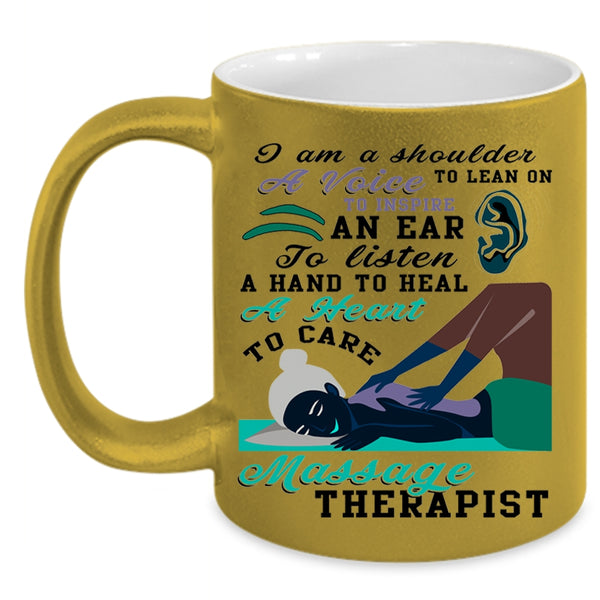 Cute Massage Therapist Coffee Mug, Massage Therapist Accent Mug