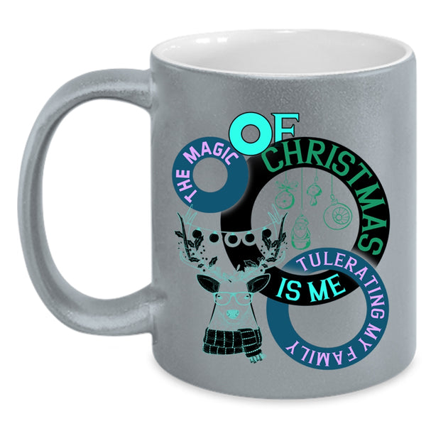 Tulerating My Family Coffee Mug, The Magic Of Christmas Accent Mug
