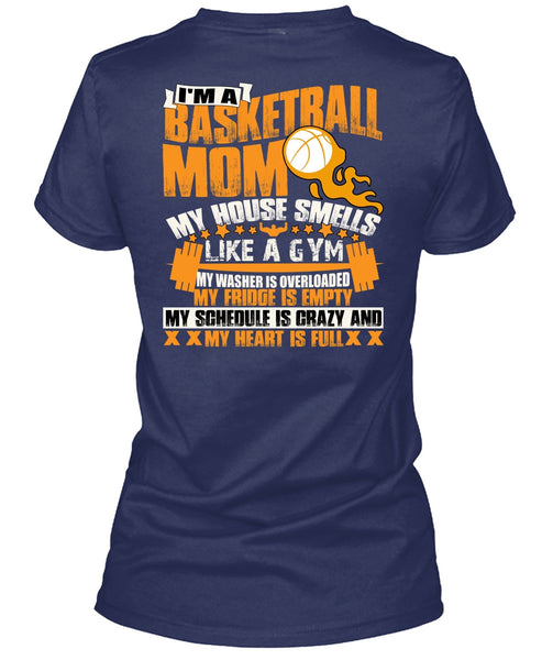 I'm A Basketball Mom T Shirt, I Love Basketball T Shirt