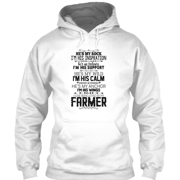 He Is My Rock T Shirt, Coolest Farmer T Shirt