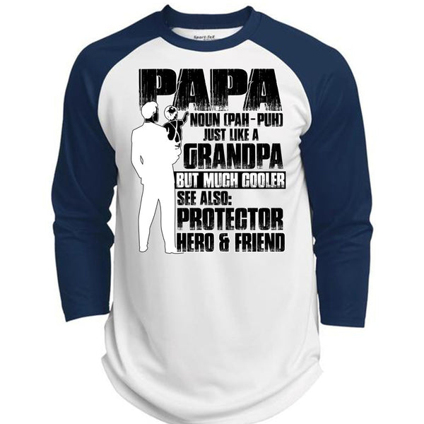 Papa Just Like A Grandpa T Shirt, I Love Trucker T Shirt, Awesome T-Shirts  (Polyester Game Baseball Jersey)