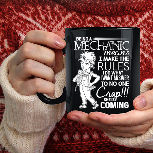 Being A Mechanic Coffee Mug, Cute Gift For Mechanics Coffee Cup