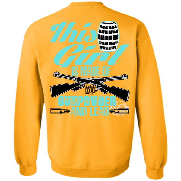 I Love Veteran T Shirt, This Girl Is Made Of Gunpowder Sweatshirt