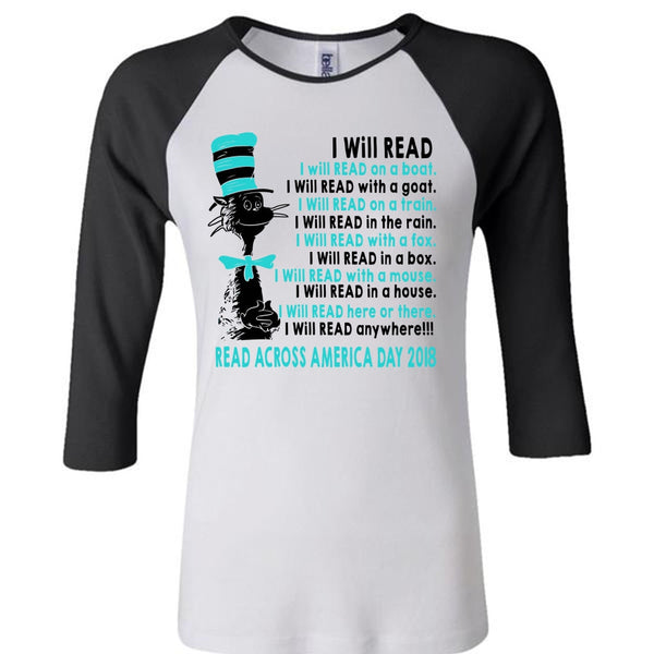 The Cat in the Hat T Shirt, I Will Read With A Mouse T Shirt, Read Across America Day 2018 T Shirt, Awesome T-Shirts