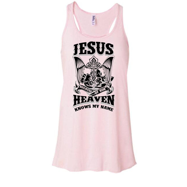 Jesus Because Of Him T Shirt, I Love Jesus Tank Top