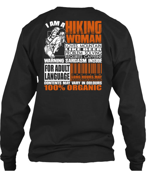 I Am A Hiking Woman T Shirt, Loves Mountain T Shirt