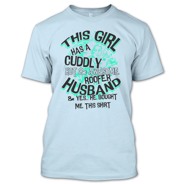 Awesome Roofer Husband T Shirt, Coolest Roofer T Shirt