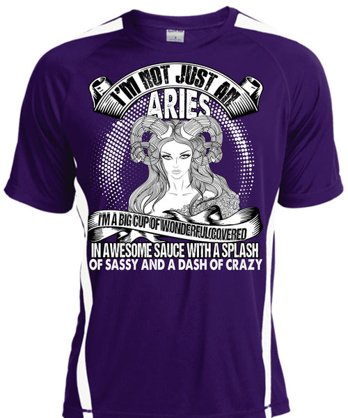 I'm Not Just An Aries T Shirt, Dash Of Crazy T Shirt, Cool Shirt