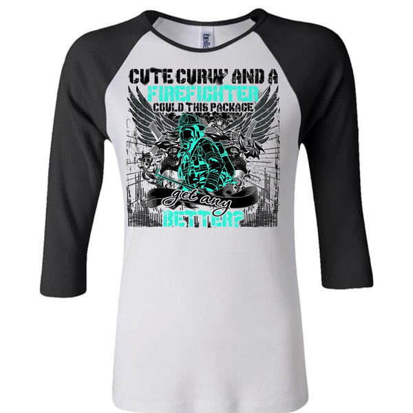 Cute Curvy And A Firefighter T Shirt, I Love Firefighter T Shirt, Awesome T-Shirts