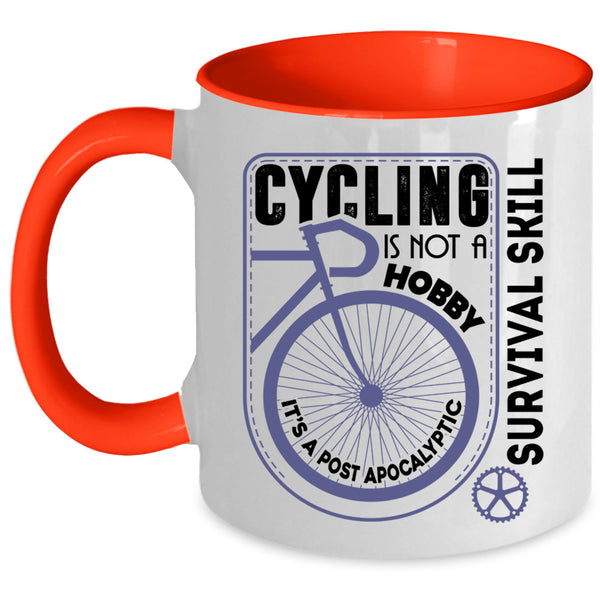 I Love Cycling Coffee Mug, Cycling Accent Mug