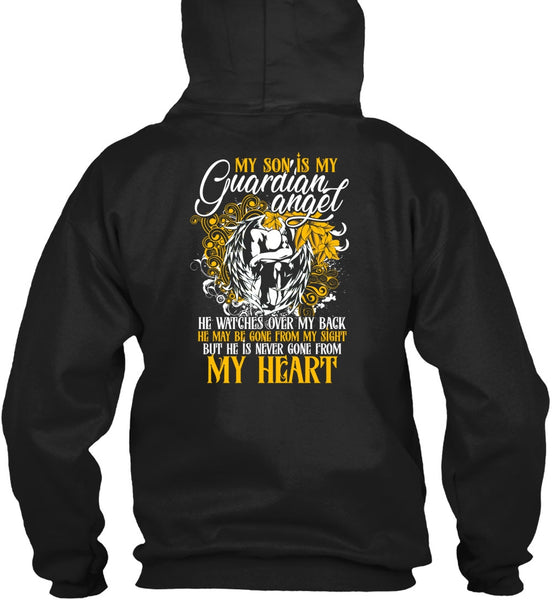 My Son Is My Guardian Angel T Shirt, My Heart T Shirt