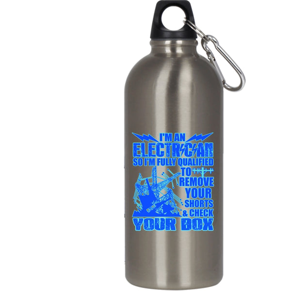 I'm An Electrician 20 oz Stainless Steel Bottle,Awesome Gift For Electricians Outdoor Sports Water Bottle