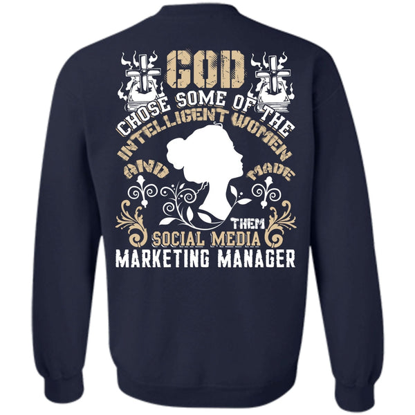 Intelligent Women T Shirt, I Love Manager Sweatshirt