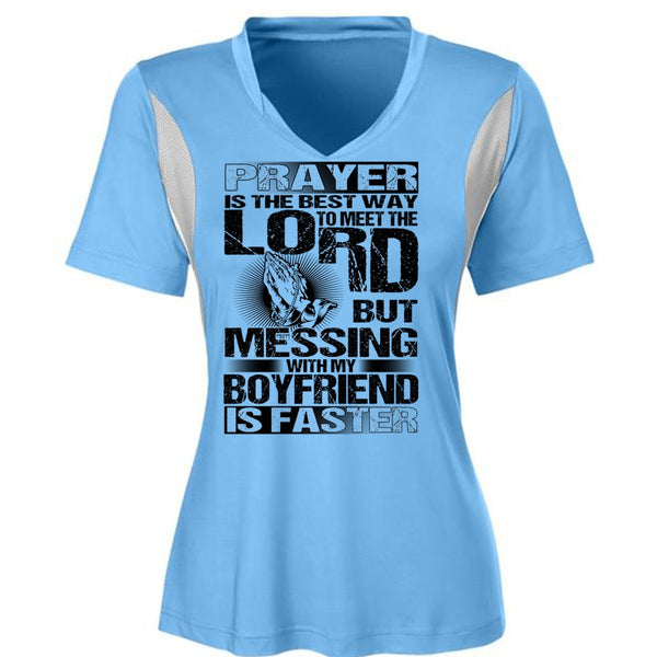 Messing With My Boyfriend Is Faster T Shirt, I Love Husband T Shirt, Awesome T-Shirts