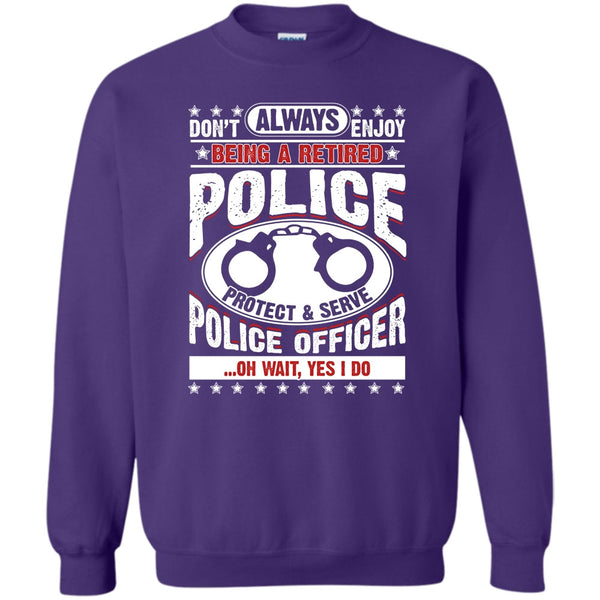 Protect & Serve Police Officer T Shirt, Coolest Police Sweatshirt