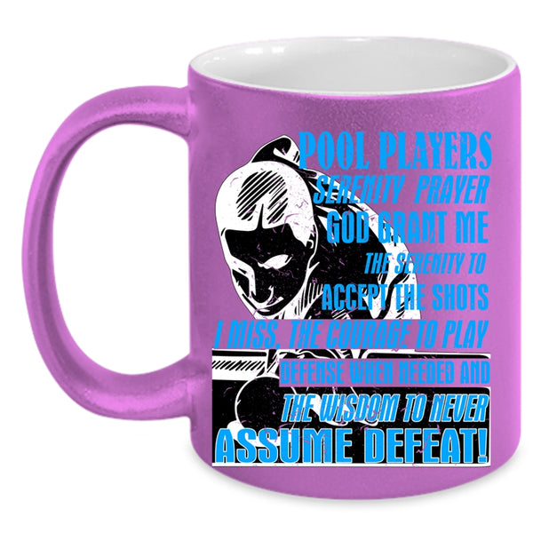 Serenity Prayer Coffee Mug, Pool Players Accent Mug