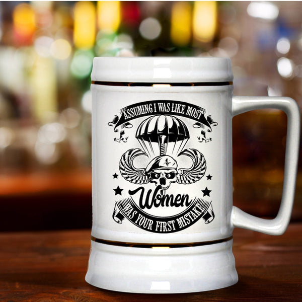 Cool Gift For Mom Beer Stein 22oz, I Was Like Most Women Beer Mug