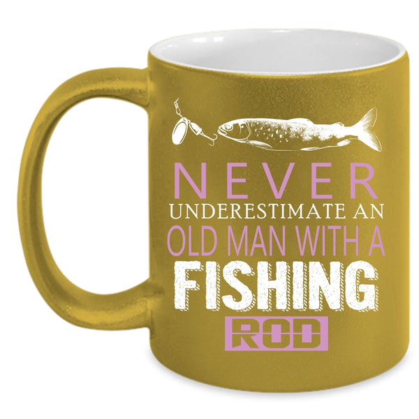 Love Fishing Coffee Mug, Cute Gift For Fisher Coffee Cup