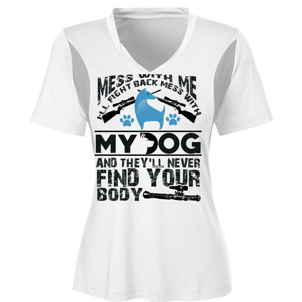I'll Fight Back Mess With My Dog T Shirt, I Love My Dog T Shirt, Awesome T-Shirts