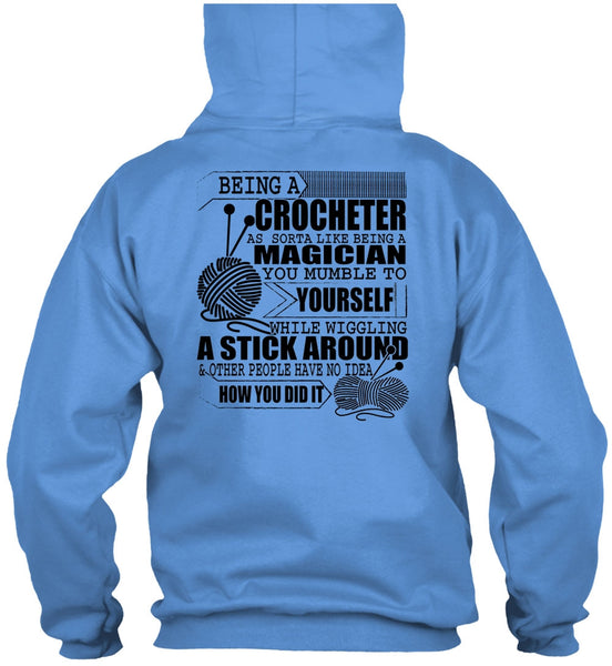 Being A Crocheter T Shirt, I Love Knitter T Shirt