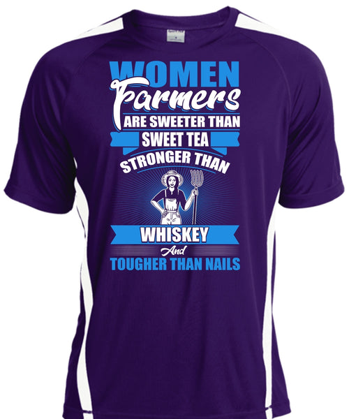 Women Farmers Are Sweeter T Shirt, Being A Farmer T Shirt, Cool Shirt