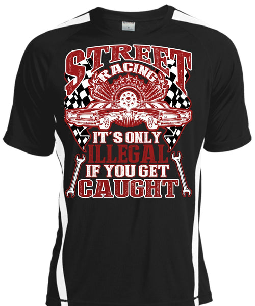 A black t-shirt with the shopify logo