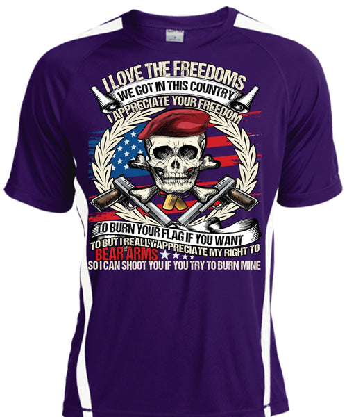 I Love The Freedoms T Shirt, Being A Veteran T Shirt, Cool Shirt