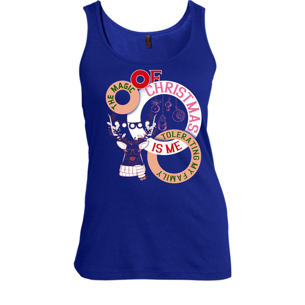 The Magic Of Christmas Is Me T Shirt, Tolerating My Family T Shirt, Cool T Shirt