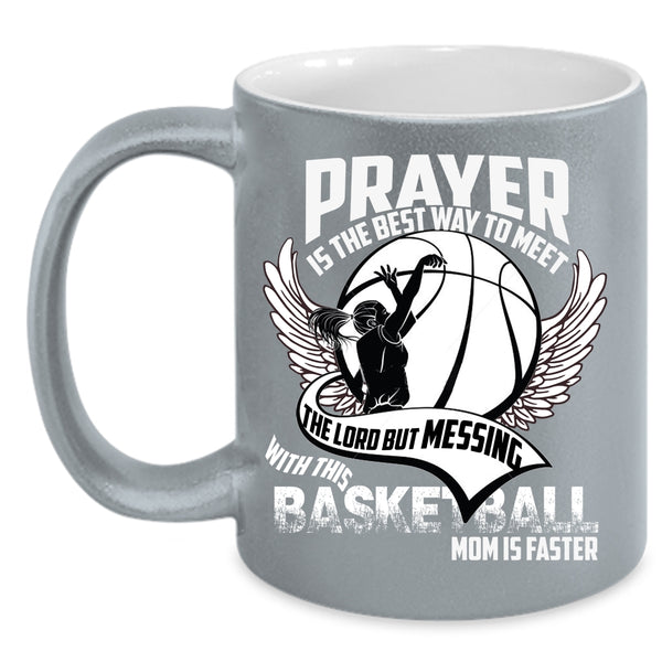 Don't Mess With This Basketball Mom Coffee Mug, Cool Basketball Mom Coffee Cup