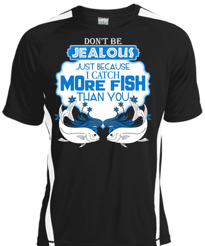 A black t-shirt with the shopify logo