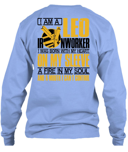 I Am A Leo Ironworker T Shirt, I Love Ironworker T Shirt