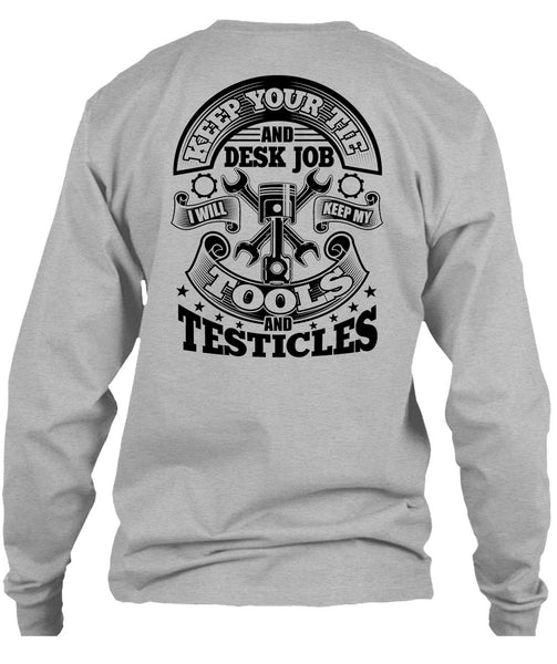 I Will Keep My Tools T Shirt, I Love Machinist T Shirt