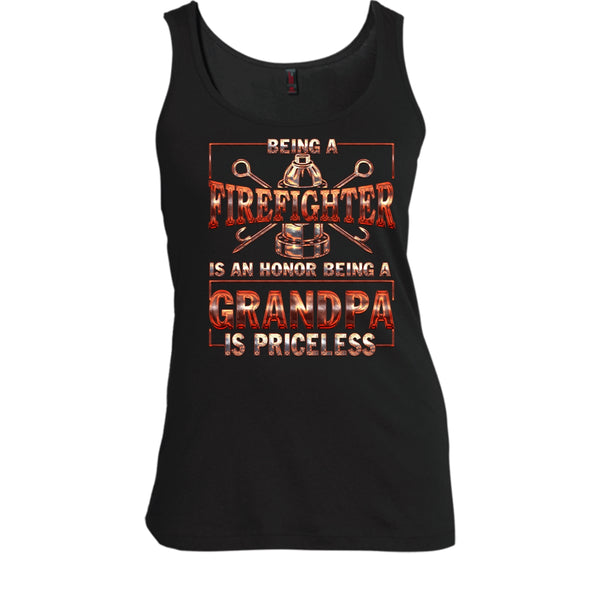 Being A Firefighter Is An Honor T Shirt, Being A Fgradnpa Is Princess T Shirt, Cool T Shirt