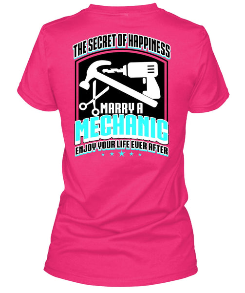 Marry A Mechanic T Shirt, I Love Mechanic T Shirt
