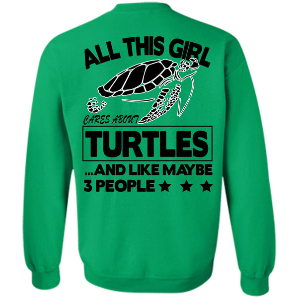 Being A Lady T Shirt, Tall This Girl Cares About Turtles Sweatshirt