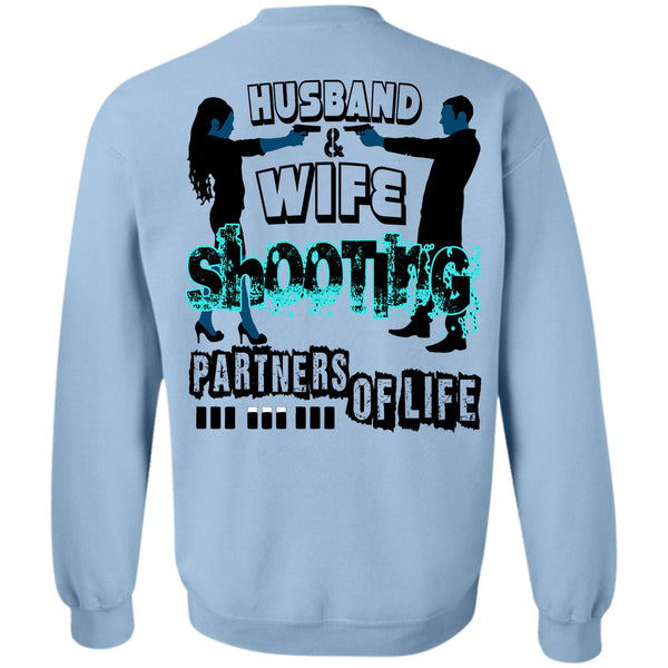 Being A Husband T Shirt, Husband And Wife Shooting Partners For Life Sweatshirt