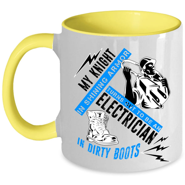 Cute Electrician Coffee Mug, To Be An Electrician Accent Mug