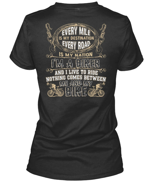 Me And My Bike T Shirt, I'm A Biker T Shirt