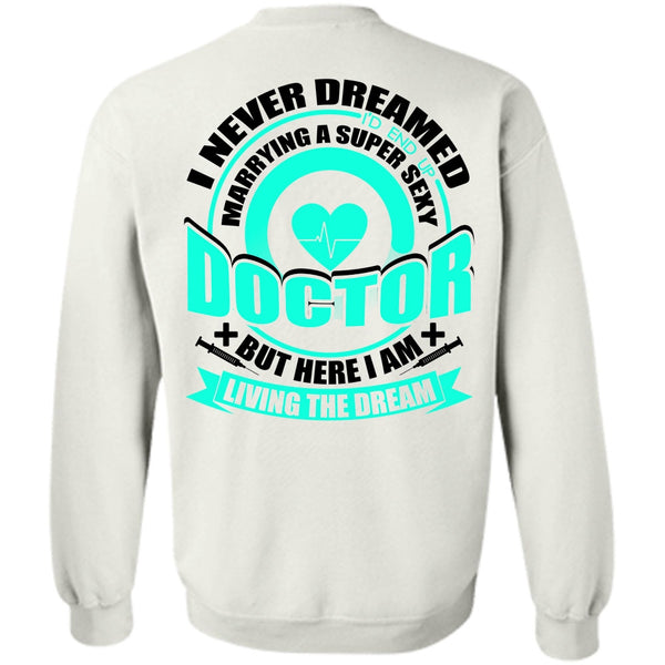 A black t-shirt with the shopify logo