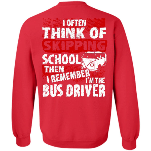 Skipping School T Shirt, I Love Bus Sweatshirt