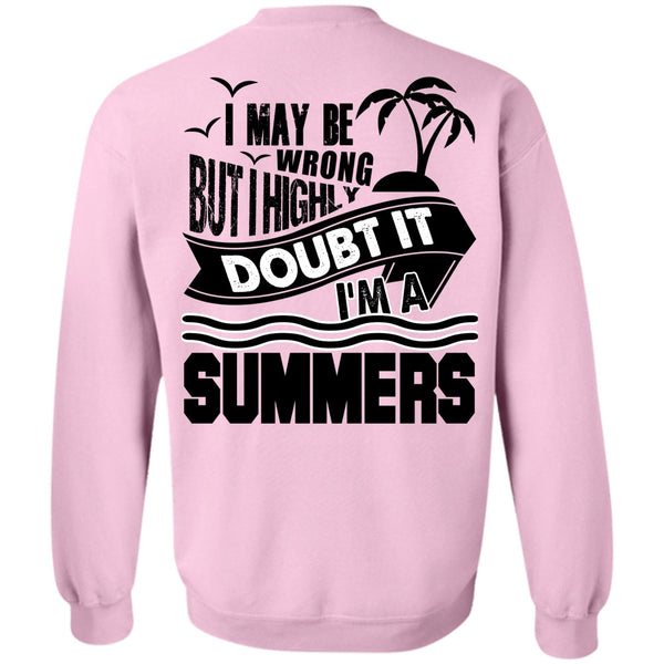 I Love Fishing T Shirt, I'm A Summers Sweatshirt