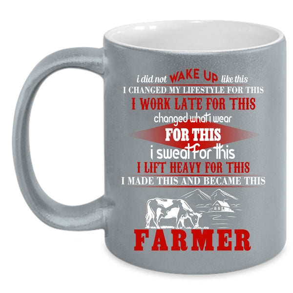 Became This Farmer Coffee Mug, Cool Farmer Coffee Cup