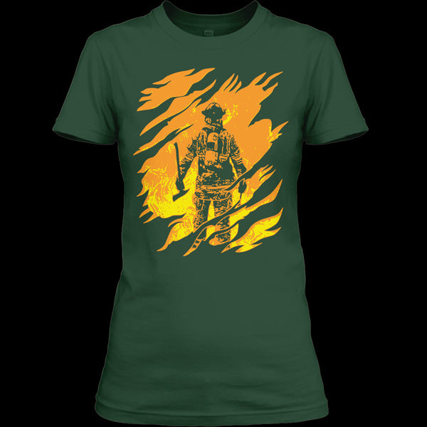 A black t-shirt with the shopify logo