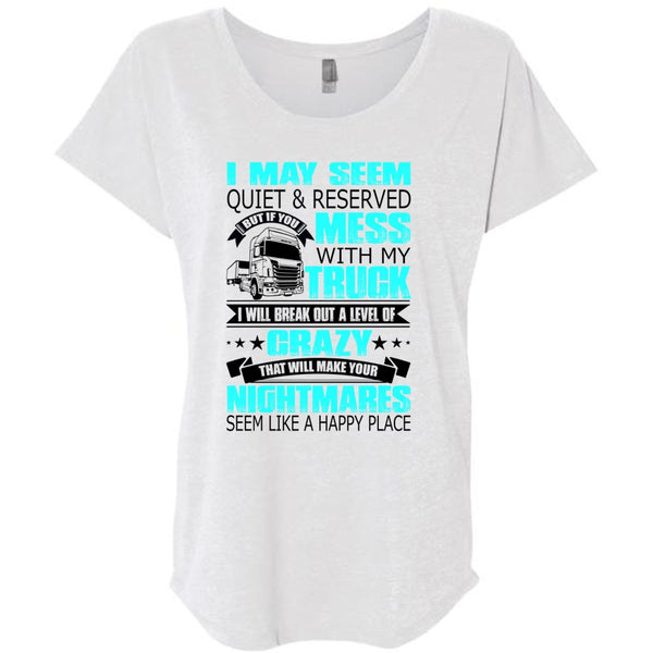 Mess With My Truck T Shirt, I Love Trucking T Shirt, Awesome T-Shirts