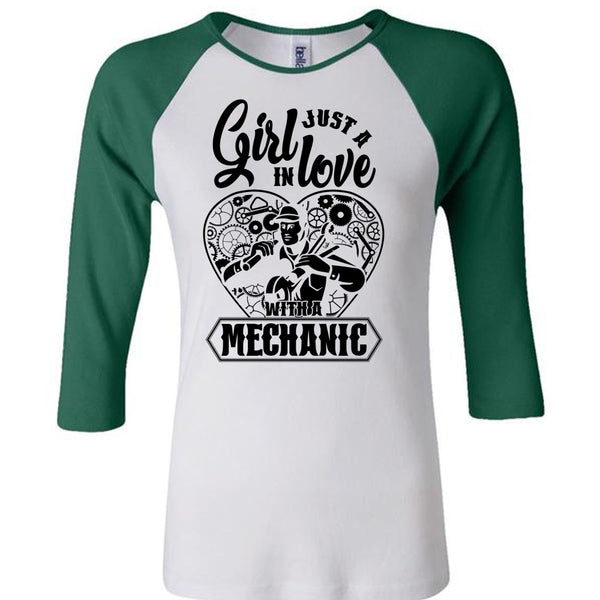 Just A Girl In Love With A Mechanic T Shirt, I Love Mechanic T Shirt, Awesome T-Shirts