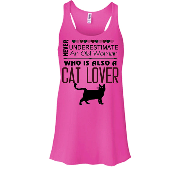 An Old Woman Who Is Also A Cat Lover Shirt, Cool Cat Shirt