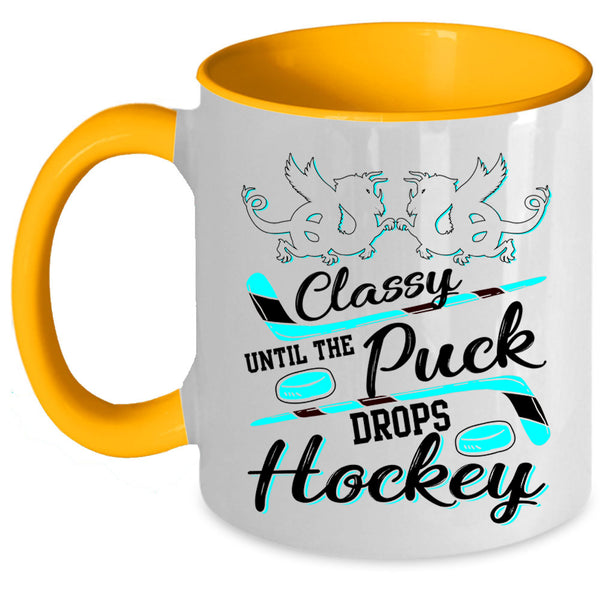 Funny Hockey Coffee Mug, Awesome Hockey Player Accent Mug